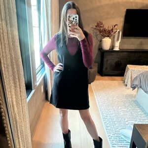 Black Sweater Sleeveless Dress-Small